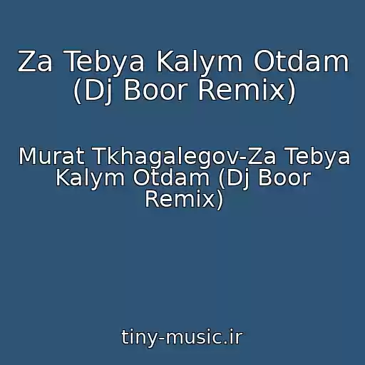 کاور آهنگ Za Tebya Kalym Otdam (Dj Boor Remix) از Murat Tkhagalegov-Za Tebya Kalym Otdam (Dj Boor Remix)
