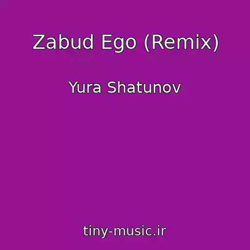 کاور آهنگ Zabud Ego (Remix) از Yura Shatunov