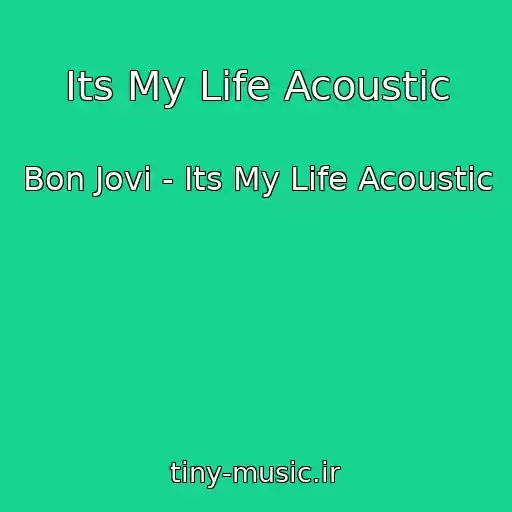 کاور آهنگ Its My Life Acoustic از Bon Jovi - Its My Life Acoustic