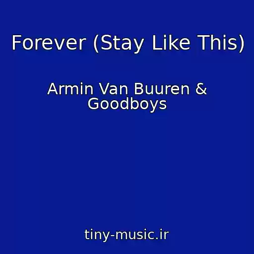 کاور آهنگ Forever (Stay Like This) از Armin Van Buuren & Goodboys