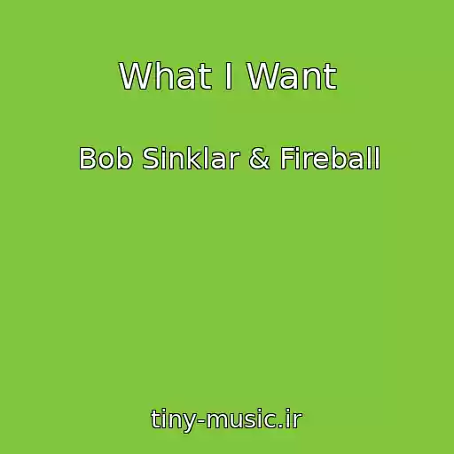 کاور آهنگ What I Want از Bob Sinklar & Fireball