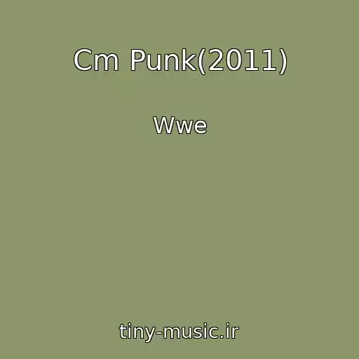 کاور آهنگ Cm Punk(2011) از Wwe