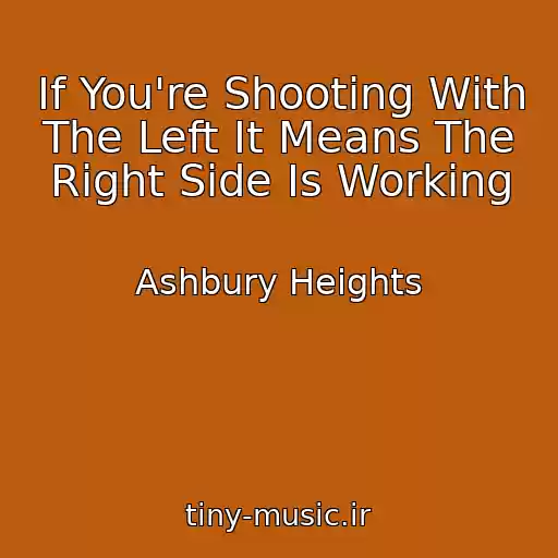 کاور آهنگ If You're Shooting With The Left It Means The Right Side Is Working از Ashbury Heights