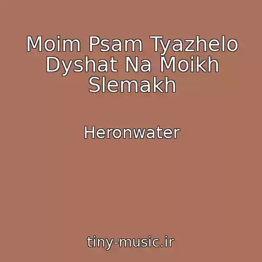 کاور آهنگ Moim Psam Tyazhelo Dyshat Na Moikh Slemakh از Heronwater