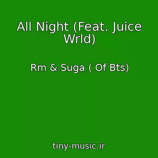 کاور آهنگ All Night (Feat. Juice Wrld) از Rm & Suga ( Of Bts)