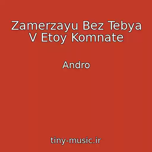 کاور آهنگ Zamerzayu Bez Tebya V Etoy Komnate از Andro