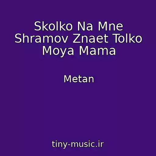 کاور آهنگ Skolko Na Mne Shramov Znaet Tolko Moya Mama از Metan