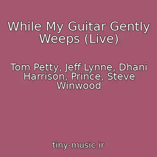 کاور آهنگ While My Guitar Gently Weeps (Live) از Tom Petty, Jeff Lynne, Dhani Harrison, Prince, Steve Winwood