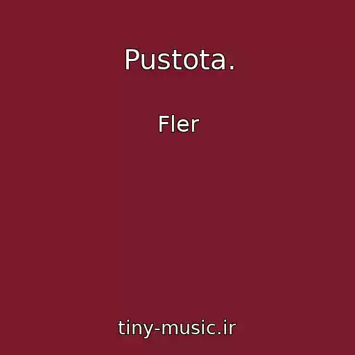 کاور آهنگ Pustota. از Fler
