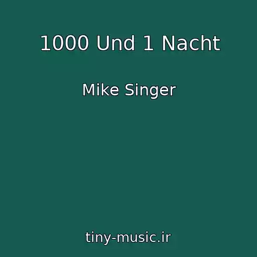 کاور آهنگ 1000 Und 1 Nacht از Mike Singer