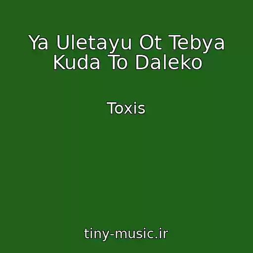 کاور آهنگ Ya Uletayu Ot Tebya Kuda To Daleko از Toxis