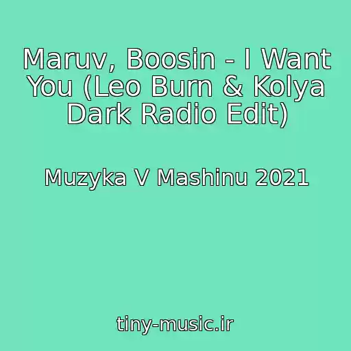 کاور آهنگ Maruv, Boosin - I Want You (Leo Burn & Kolya Dark Radio Edit) از Muzyka V Mashinu 2021
