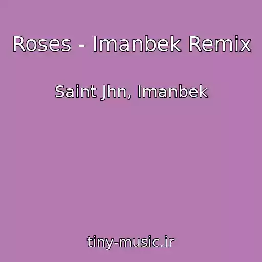 کاور آهنگ Roses - Imanbek Remix از Saint Jhn, Imanbek