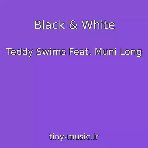 کاور آهنگ Black & White از Teddy Swims Feat. Muni Long