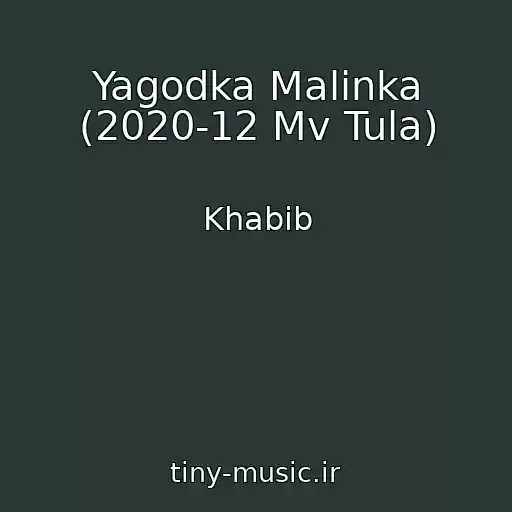 کاور آهنگ Yagodka Malinka (2020-12 Mv Tula) از Khabib