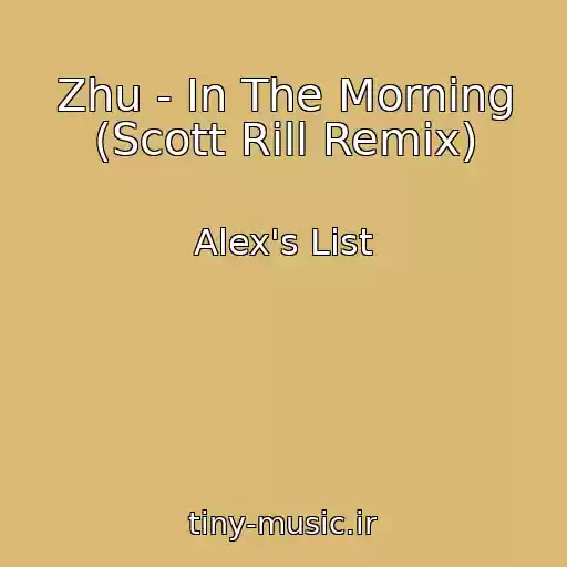 کاور آهنگ Zhu - In The Morning (Scott Rill Remix) از Alex's List