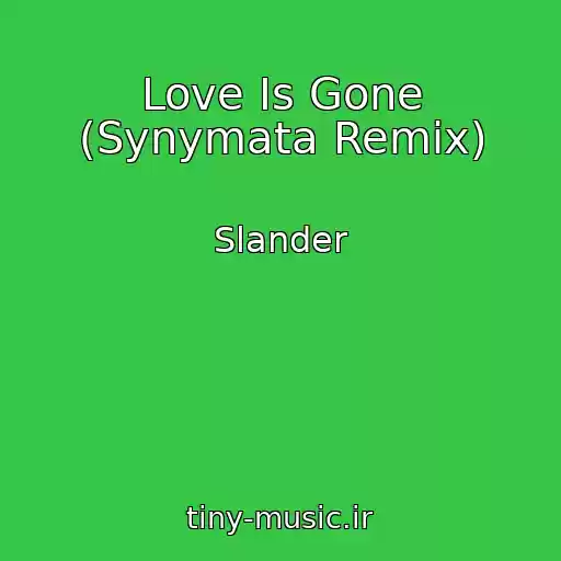 کاور آهنگ Love Is Gone (Synymata Remix) از Slander