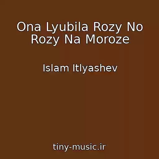کاور آهنگ Ona Lyubila Rozy No Rozy Na Moroze از Islam Itlyashev