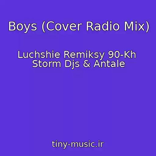 کاور آهنگ Boys (Cover Radio Mix) از Luchshie Remiksy 90-Kh  Storm Djs & Antale
