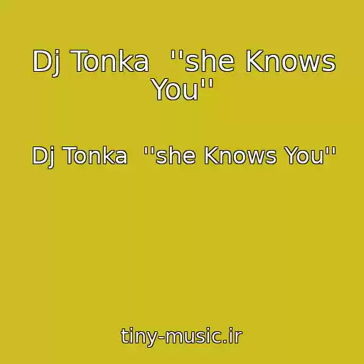 کاور آهنگ Dj Tonka  ''she Knows You'' از Dj Tonka  ''she Knows You''