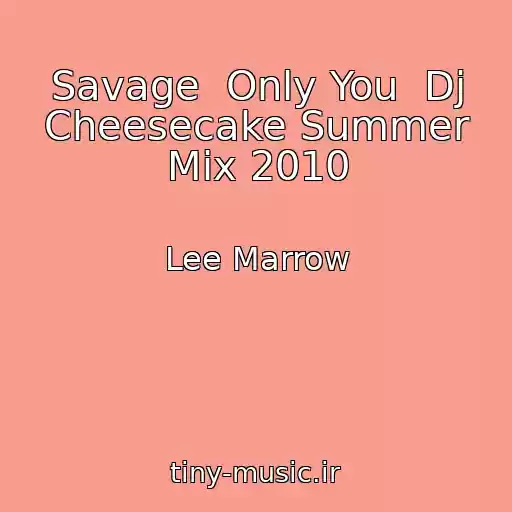 کاور آهنگ Savage  Only You  Dj Cheesecake Summer Mix 2010 از Lee Marrow