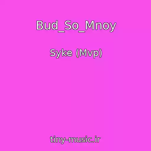 کاور آهنگ Bud_So_Mnoy از Syke (Mvp)