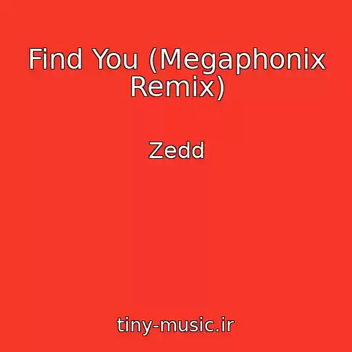 کاور آهنگ Find You (Megaphonix Remix) از Zedd