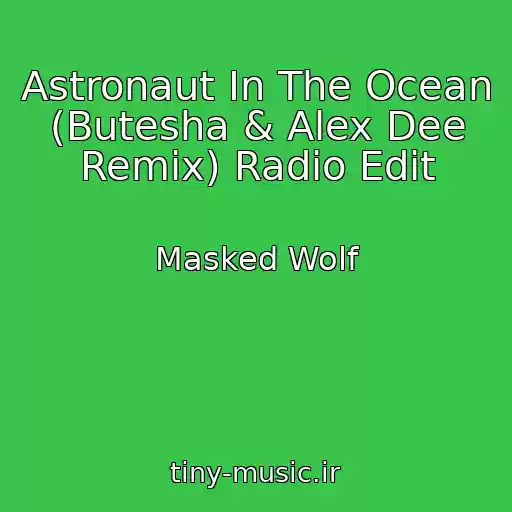 کاور آهنگ Astronaut In The Ocean (Butesha & Alex Dee Remix) Radio Edit از Masked Wolf