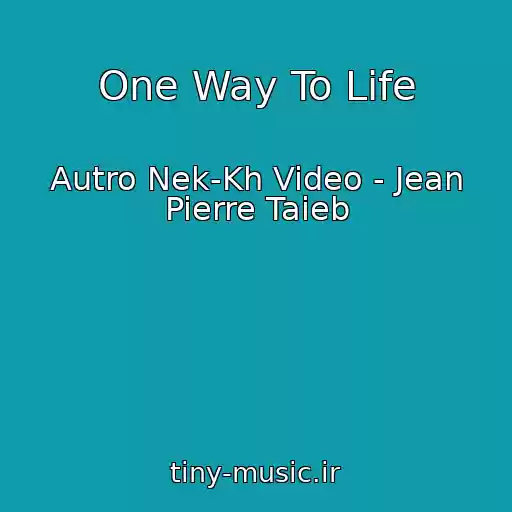 کاور آهنگ One Way To Life از Autro Nek-Kh Video - Jean Pierre Taieb
