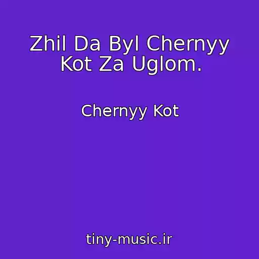 کاور آهنگ Zhil Da Byl Chernyy Kot Za Uglom. از Chernyy Kot