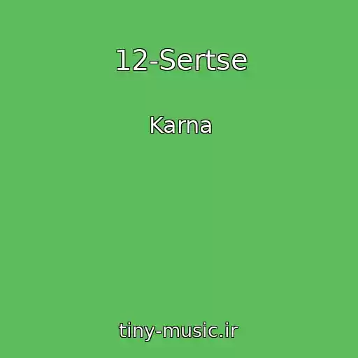 کاور آهنگ 12-Sertse از Karna
