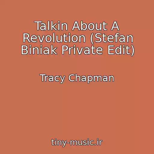 کاور آهنگ Talkin About A Revolution (Stefan Biniak Private Edit) از Tracy Chapman