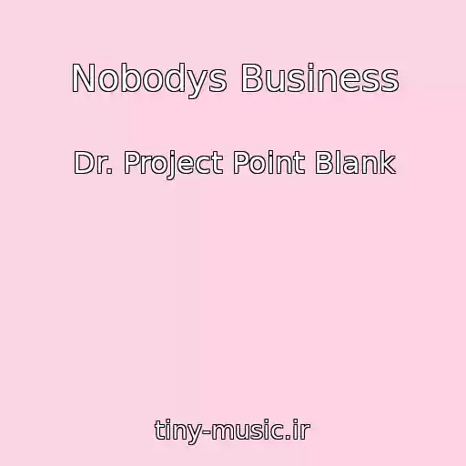 کاور آهنگ Nobodys Business از Dr. Project Point Blank
