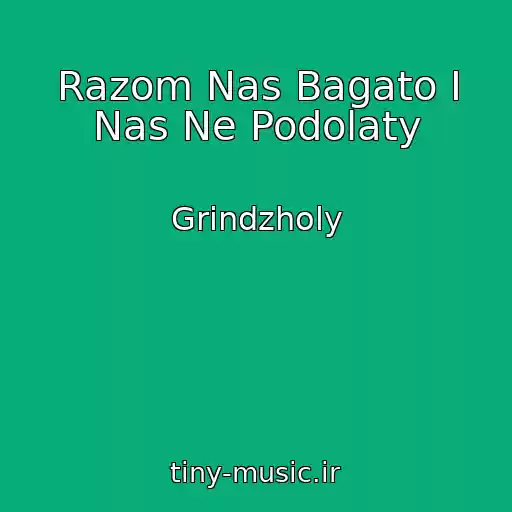 کاور آهنگ Razom Nas Bagato I Nas Ne Podolaty از Grindzholy