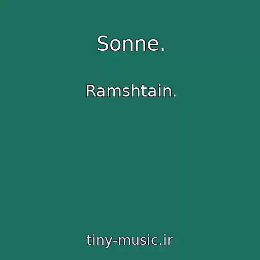 کاور آهنگ Sonne. از Ramshtain.