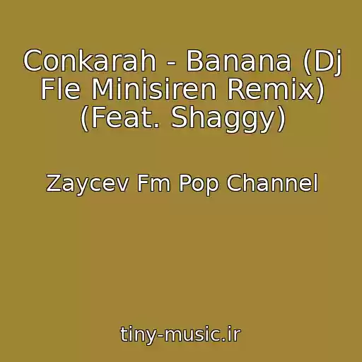 کاور آهنگ Conkarah - Banana (Dj Fle Minisiren Remix) (Feat. Shaggy) از Zaycev Fm Pop Channel