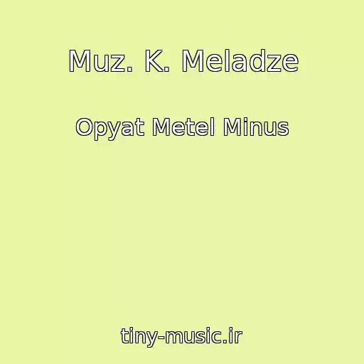 کاور آهنگ Muz. K. Meladze از Opyat Metel Minus