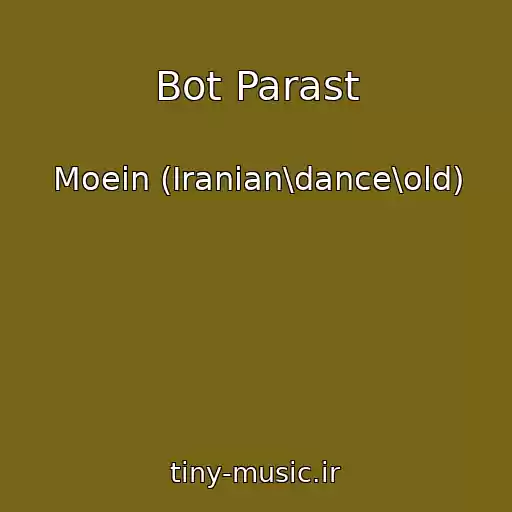 کاور آهنگ Bot Parast از Moein (Iranian\dance\old)