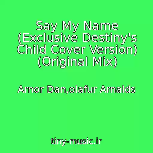 کاور آهنگ Say My Name (Exclusive Destiny's Child Cover Version) (Original Mix) از Arnor Dan,olafur Arnalds
