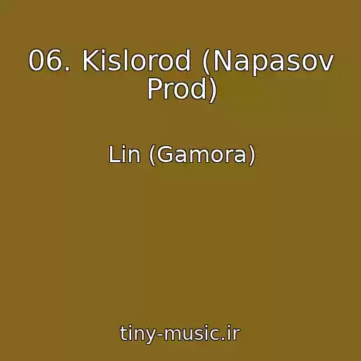 کاور آهنگ 06. Kislorod (Napasov Prod) از Lin (Gamora)