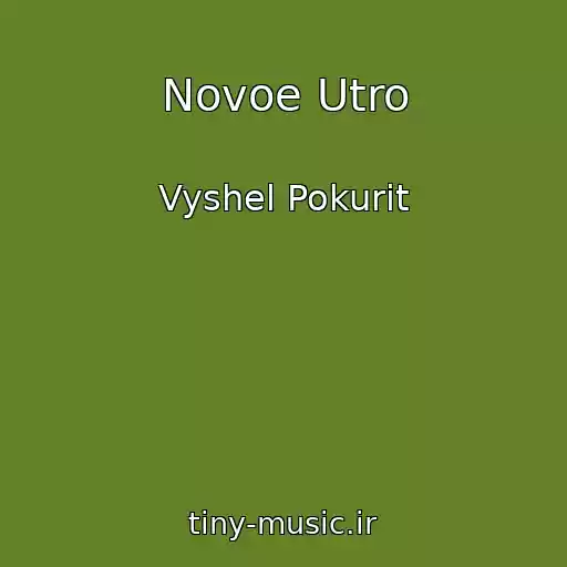 کاور آهنگ Novoe Utro از Vyshel Pokurit