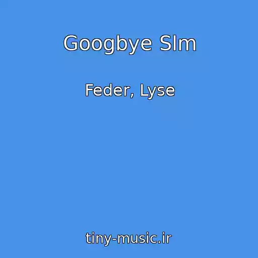 کاور آهنگ Googbye Slm از Feder, Lyse
