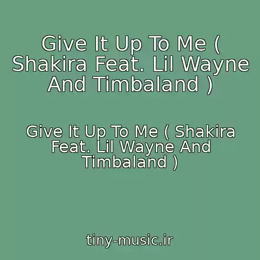 کاور آهنگ Give It Up To Me ( Shakira Feat. Lil Wayne And Timbaland ) از Give It Up To Me ( Shakira Feat. Lil Wayne And Timbaland )