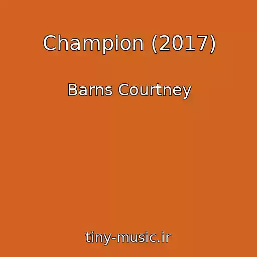 کاور آهنگ Champion (2017) از Barns Courtney