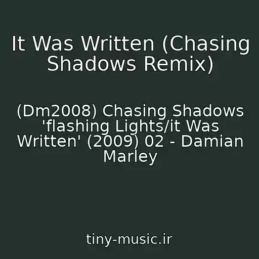 کاور آهنگ It Was Written (Chasing Shadows Remix) از (Dm2008) Chasing Shadows 'flashing Lights/it Was Written' (2009) 02 - Damian Marley