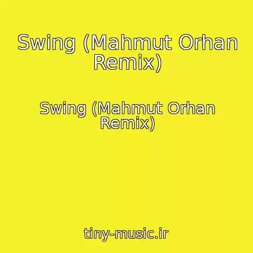 کاور آهنگ Swing (Mahmut Orhan Remix) از Swing (Mahmut Orhan Remix)