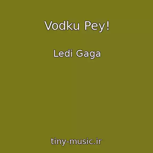 کاور آهنگ Vodku Pey! از Ledi Gaga