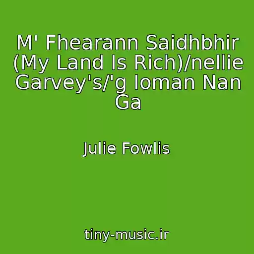 کاور آهنگ M' Fhearann Saidhbhir (My Land Is Rich)/nellie Garvey's/'g Ioman Nan Ga از Julie Fowlis