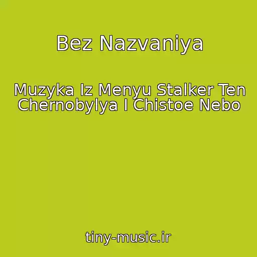 کاور آهنگ Bez Nazvaniya از Muzyka Iz Menyu Stalker Ten Chernobylya I Chistoe Nebo