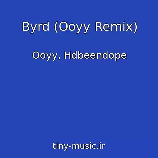 کاور آهنگ Byrd (Ooyy Remix) از Ooyy, Hdbeendope